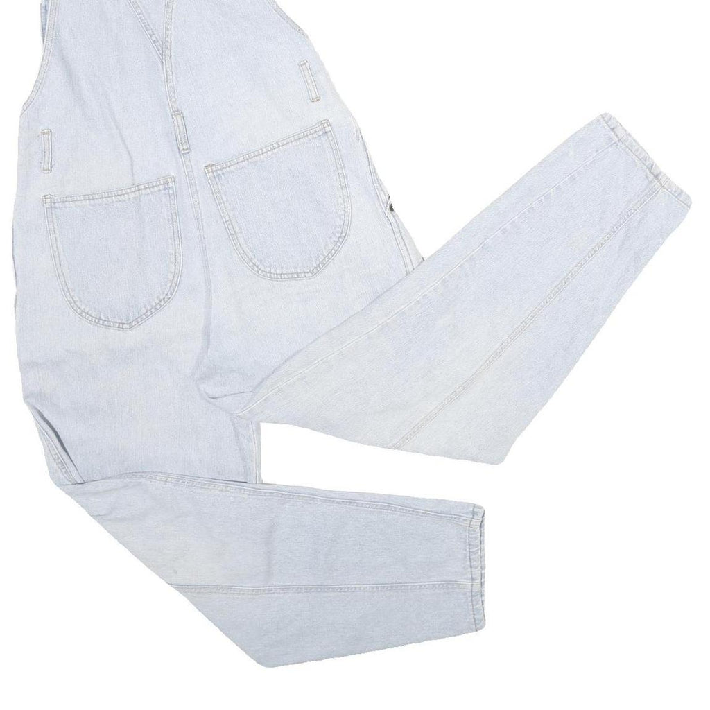 WYLER Womens Blue Denim Dungarees Relaxed Cotton M W30 L30 Casual Comfortable