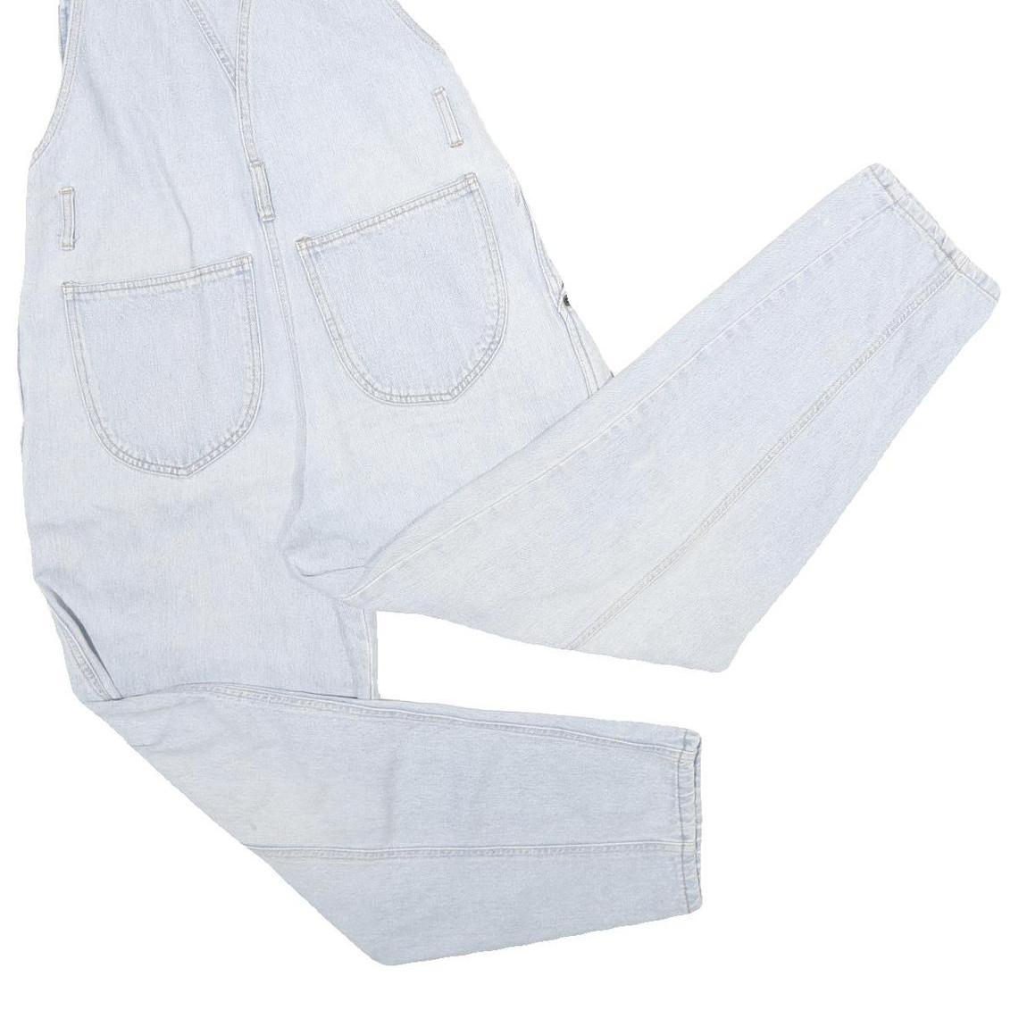 WYLER Womens Blue Denim Dungarees Relaxed Cotton M W30 L30 Casual Comfortable