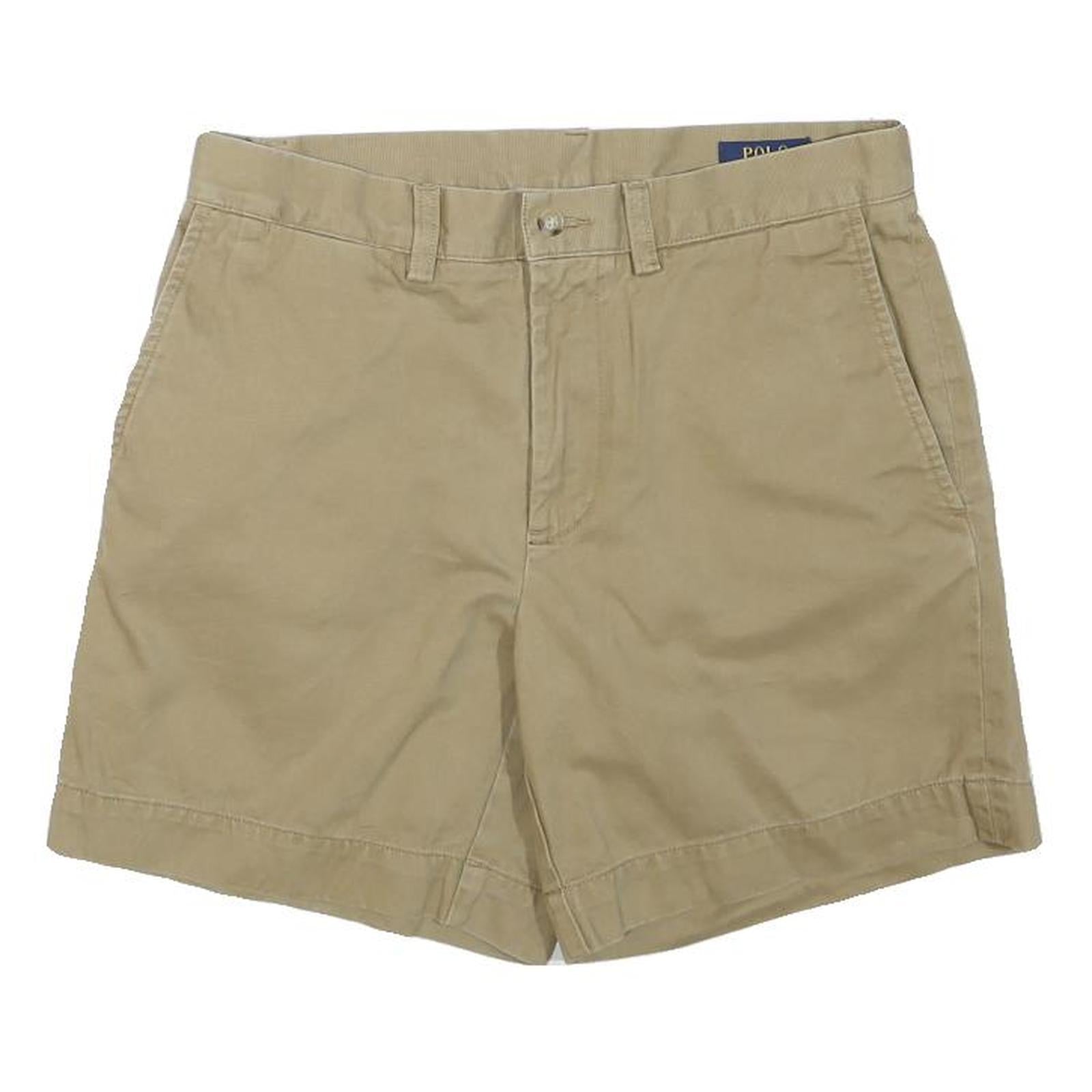 POLO RALPH LAUREN Womens Shorts Beige Casual Plain M W28 Cotton Blend Classic