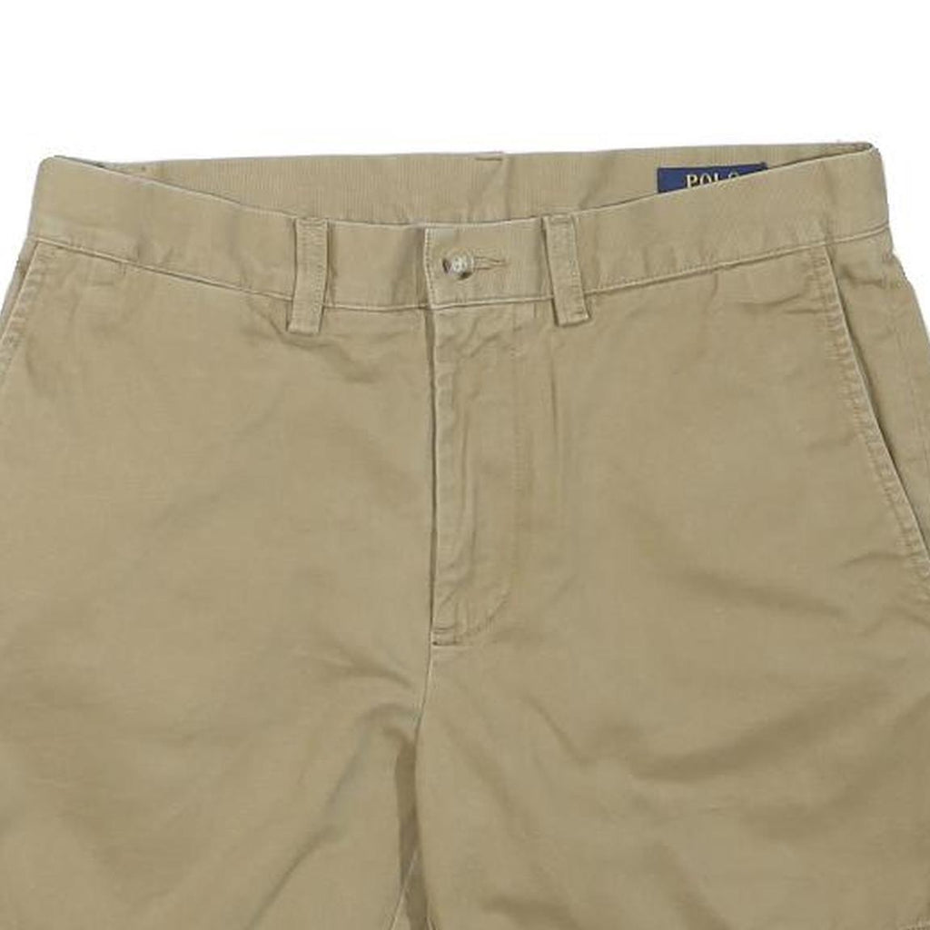 POLO RALPH LAUREN Womens Shorts Beige Casual Plain M W28 Cotton Blend Classic