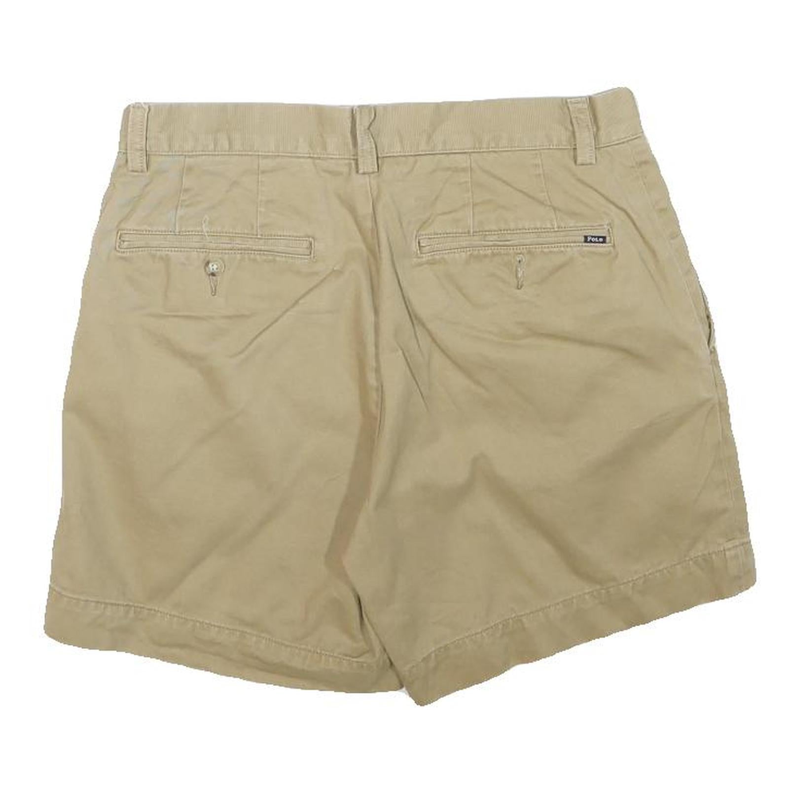 POLO RALPH LAUREN Womens Shorts Beige Casual Plain M W28 Cotton Blend Classic