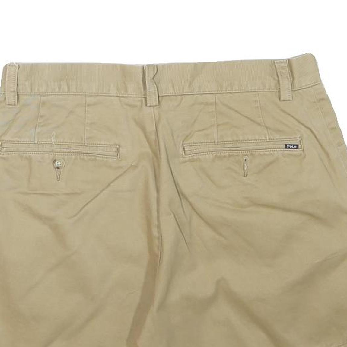 POLO RALPH LAUREN Womens Shorts Beige Casual Plain M W28 Cotton Blend Classic