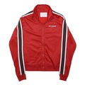 SUPPLY & DEMAND Womens Red Black & White Track Jacket UK 10 Polyester Zip Casual