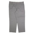 DICKIES Chino Mens Trousers Grey Regular Straight W40 L30
