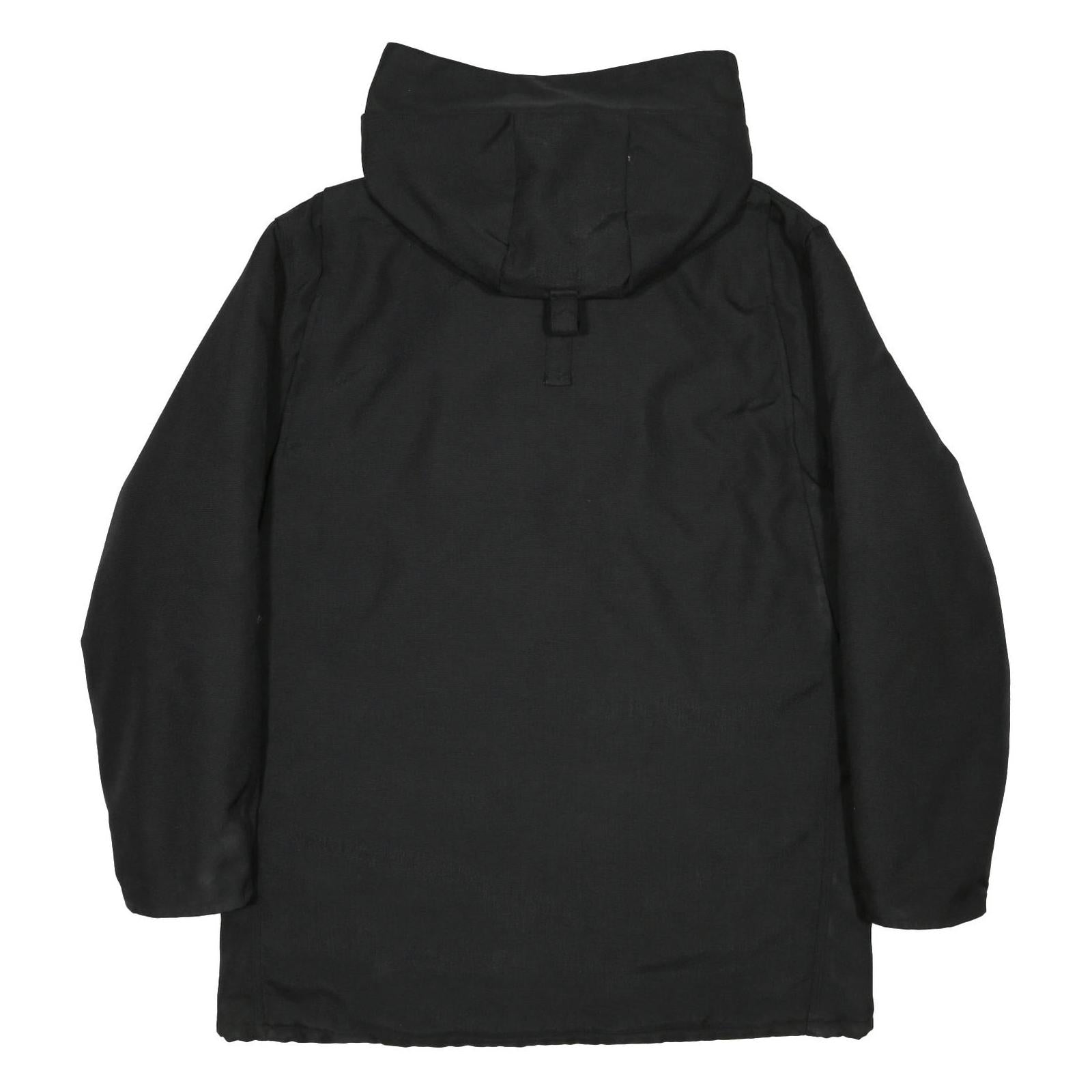 CARHARTT Mens Black Workwear Jacket XL Woven Hooded Zip Outerwear Outdoor