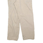CARHARTT Mens Cotton Blend Beige Relaxed Straight Trousers W34 L32 Workwear