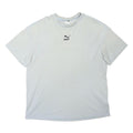 PUMA Mens White S Short Sleeve Crew Neck Cotton Blend Graphic T-Shirt