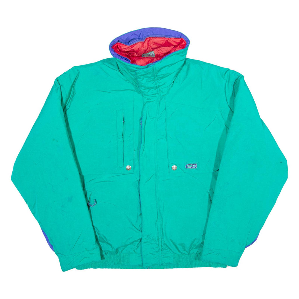 CB SPORTS Mens Puffer Jacket Green M