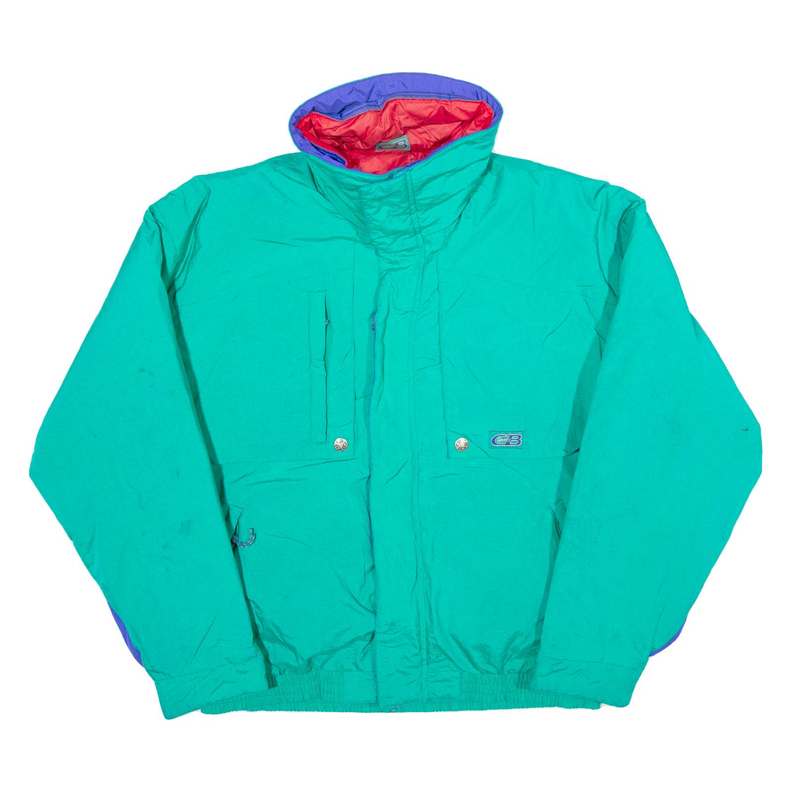 CB SPORTS Mens Puffer Jacket Green M