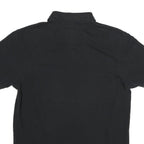 TOMMY HILFIGER Mens Black Short Sleeve Plain 2XL Cotton Polo Shirt
