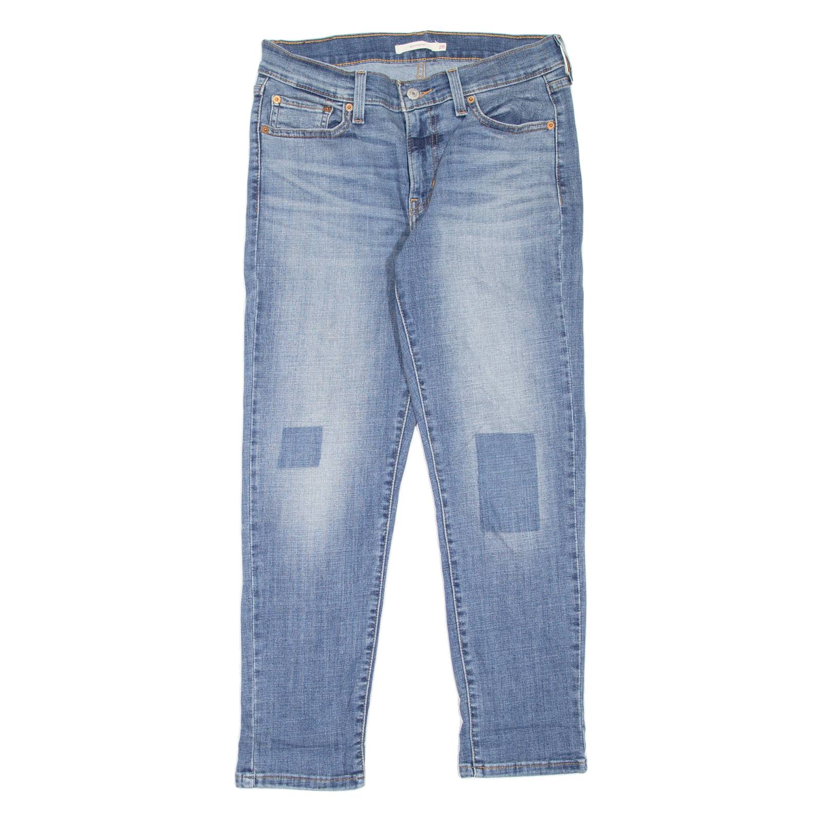 LEVI'S Womens Jeans Blue Regular Bootcut Stone Wash W28 L27