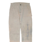 CARHARTT Mens Trousers Beige Regular Straight W32 L34