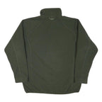 THE NORTH FACE Mens Green Jacket L Polyester Blend Zip Plain Outdoor Casual