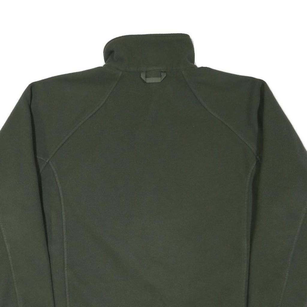 THE NORTH FACE Mens Green Jacket L Polyester Blend Zip Plain Outdoor Casual