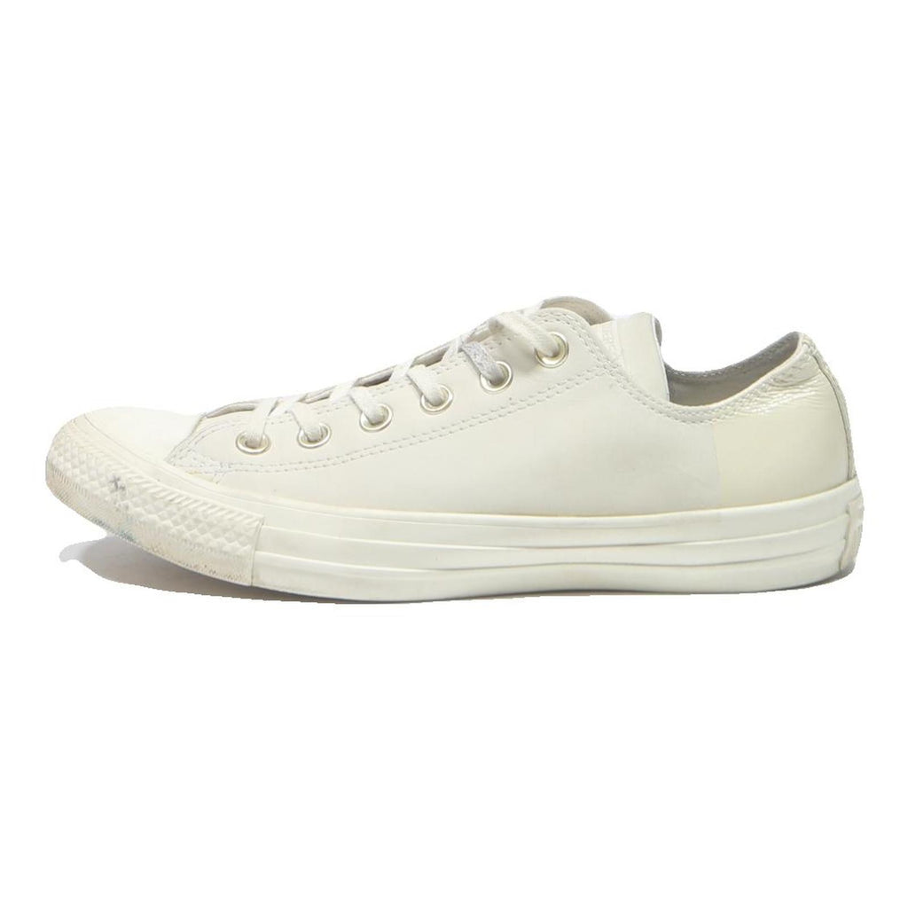CONVERSE Chuck Taylor All Star Womens Low Top Trainers Cream Leather UK 6 Casual