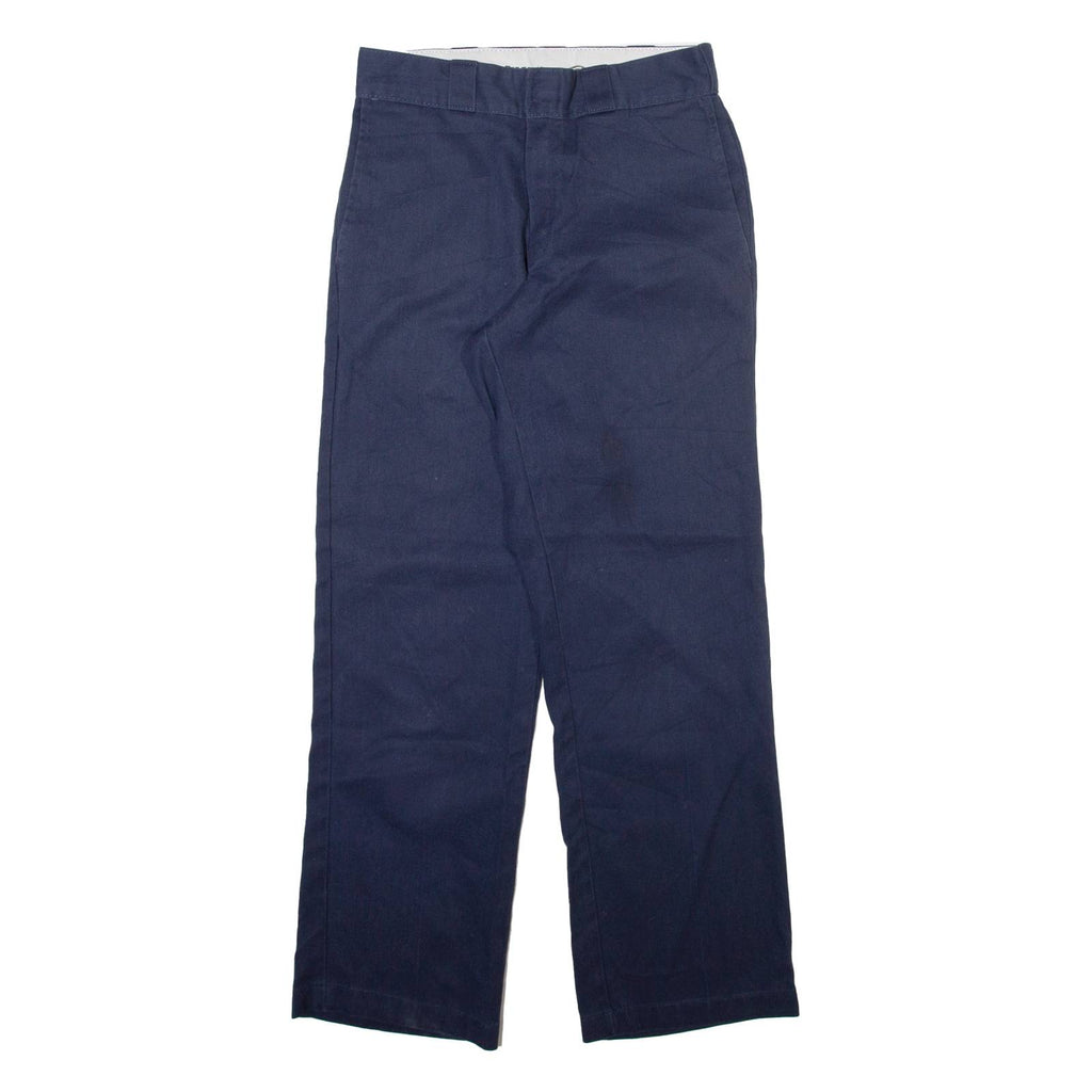 DICKIES 874 Workwear Mens Trousers Blue Regular Straight W28 L29