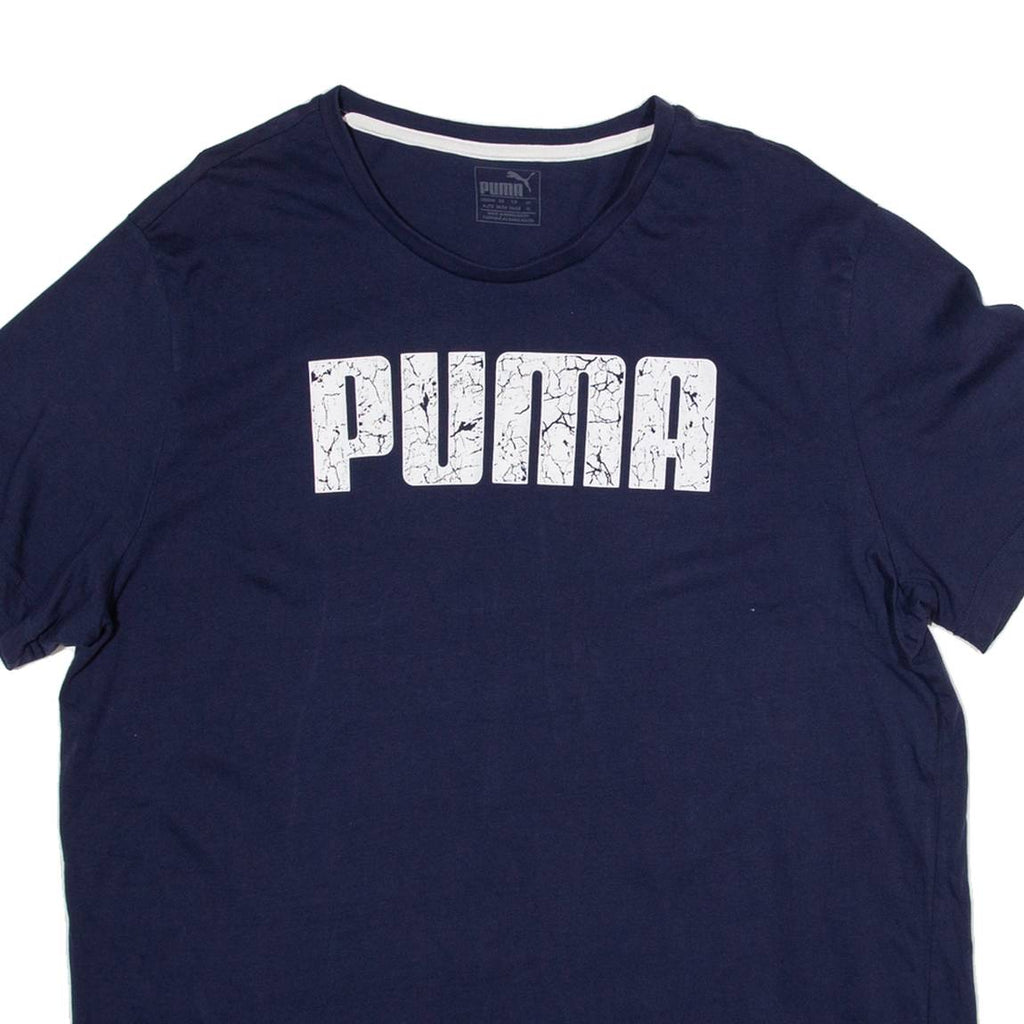 PUMA Womens T-Shirt Blue XL