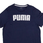 PUMA Womens T-Shirt Blue XL