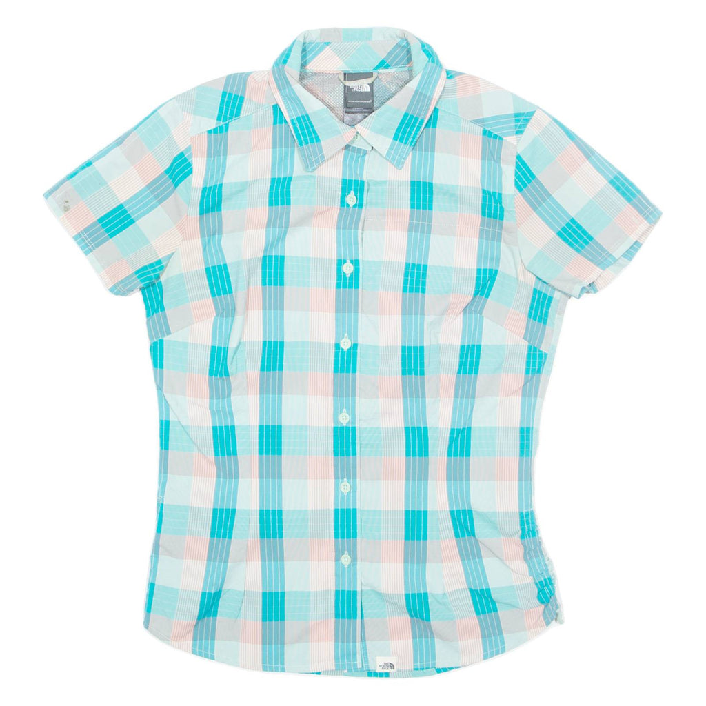 THE NORTH FACE Womens Shirt Blue Check S