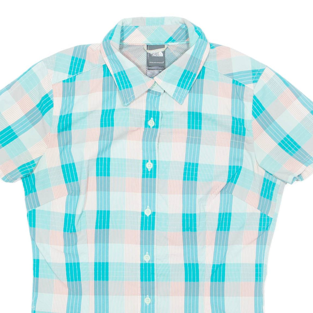 THE NORTH FACE Womens Shirt Blue Check S