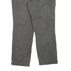 CARHARTT Mens Cotton Blend Green Regular Straight Trousers W34 L28 Workwear