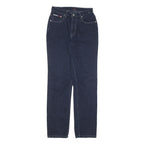 TOMMY HILFIGER Womens Jeans Blue Regular Straight Denim Dark W26 L32 Classic Fit