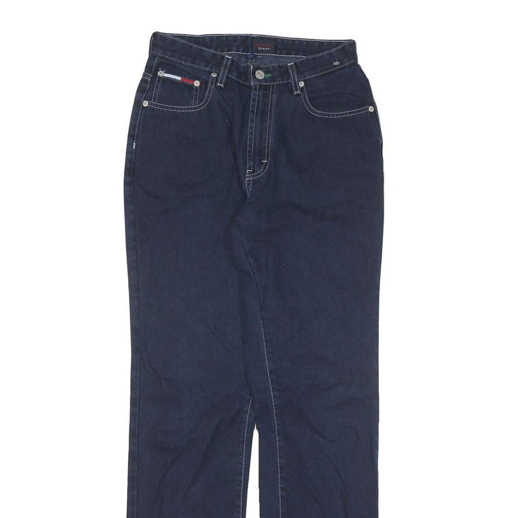 TOMMY HILFIGER Womens Jeans Blue Regular Straight Denim Dark W26 L32 Classic Fit