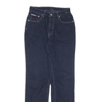 TOMMY HILFIGER Womens Jeans Blue Regular Straight Denim Dark W26 L32 Classic Fit