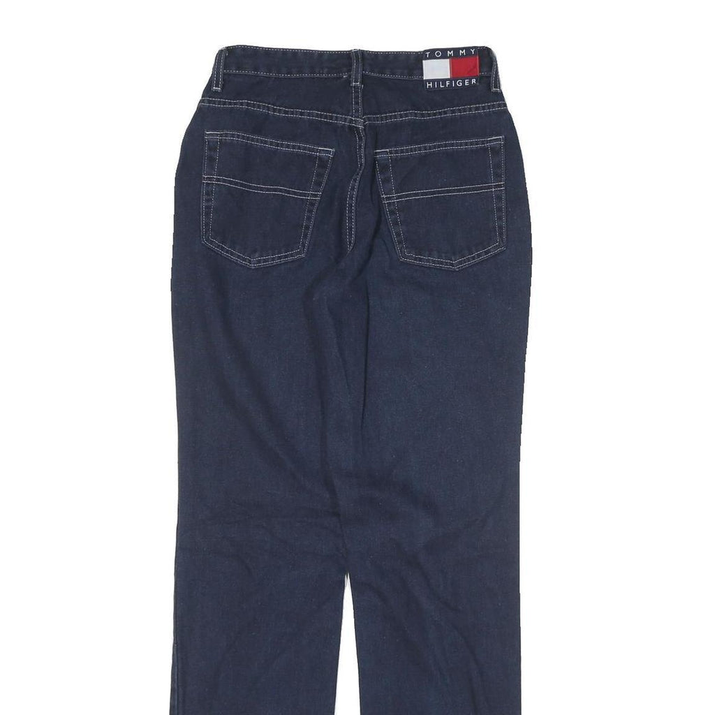 TOMMY HILFIGER Womens Jeans Blue Regular Straight Denim Dark W26 L32 Classic Fit