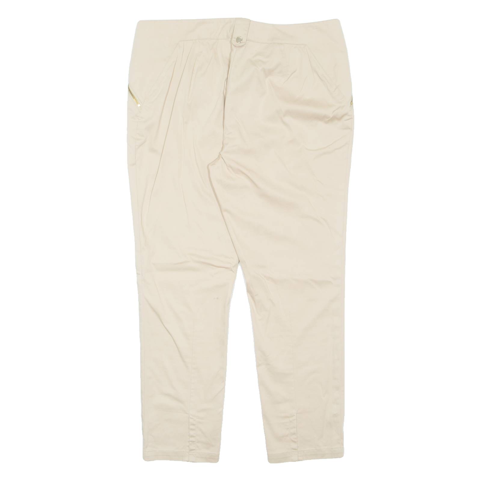 TED BAKER Womens Trousers Beige Regular Tapered W30 L24