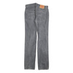 LEVI'S 511 Slim Mens Jeans Grey Slim Straight Denim Medium W31 L34 Zip Cotton