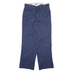 DICKIES 874 Workwear Mens Trousers Blue Regular Straight W32 L28