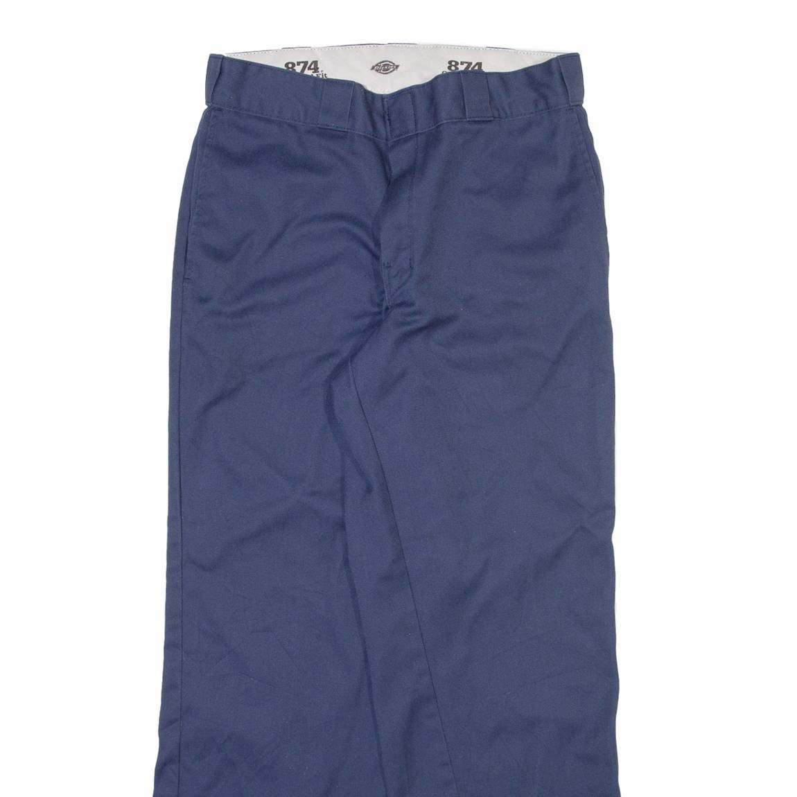 DICKIES 874 Workwear Mens Trousers Blue Regular Straight W32 L28