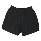 NIKE Womens Black Sports Shorts M W26 Lightweight Polyester Blend Comfortable