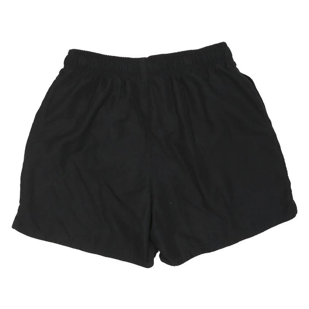 NIKE Womens Black Sports Shorts M W26 Lightweight Polyester Blend Comfortable