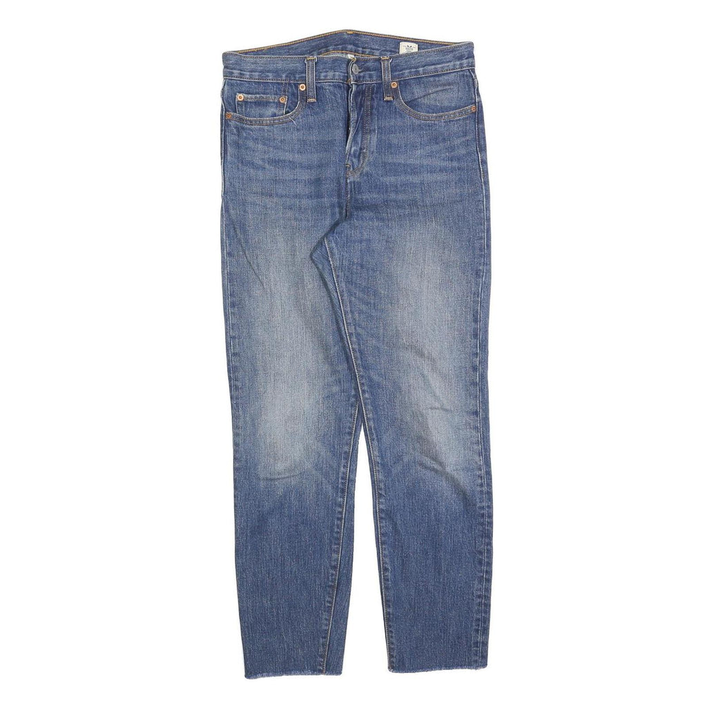 LEVI'S Womens Jeans Blue Regular Straight Denim Medium W28 L28 Classic Button