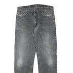 LEVI'S Mens Jeans Black Regular Straight Denim Medium W34 L32 Classic Cotton