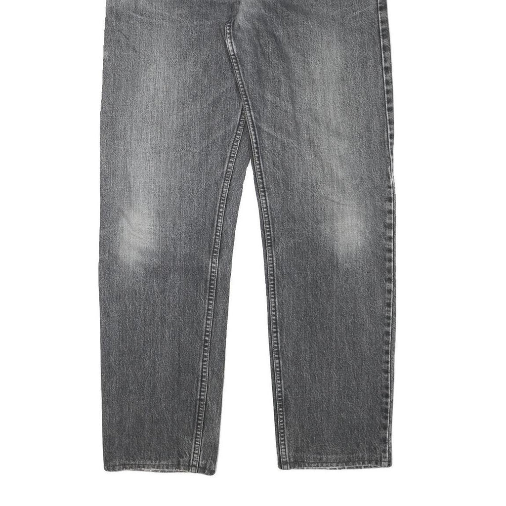 LEVI'S Mens Jeans Black Regular Straight Denim Medium W34 L32 Classic Cotton