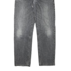 LEVI'S Mens Jeans Black Regular Straight Denim Medium W34 L32 Classic Cotton