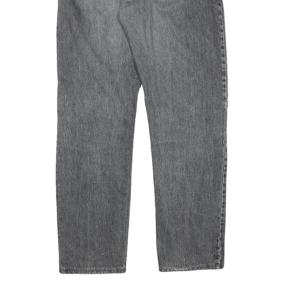 LEVI'S Mens Jeans Black Regular Straight Denim Medium W34 L32 Classic Cotton