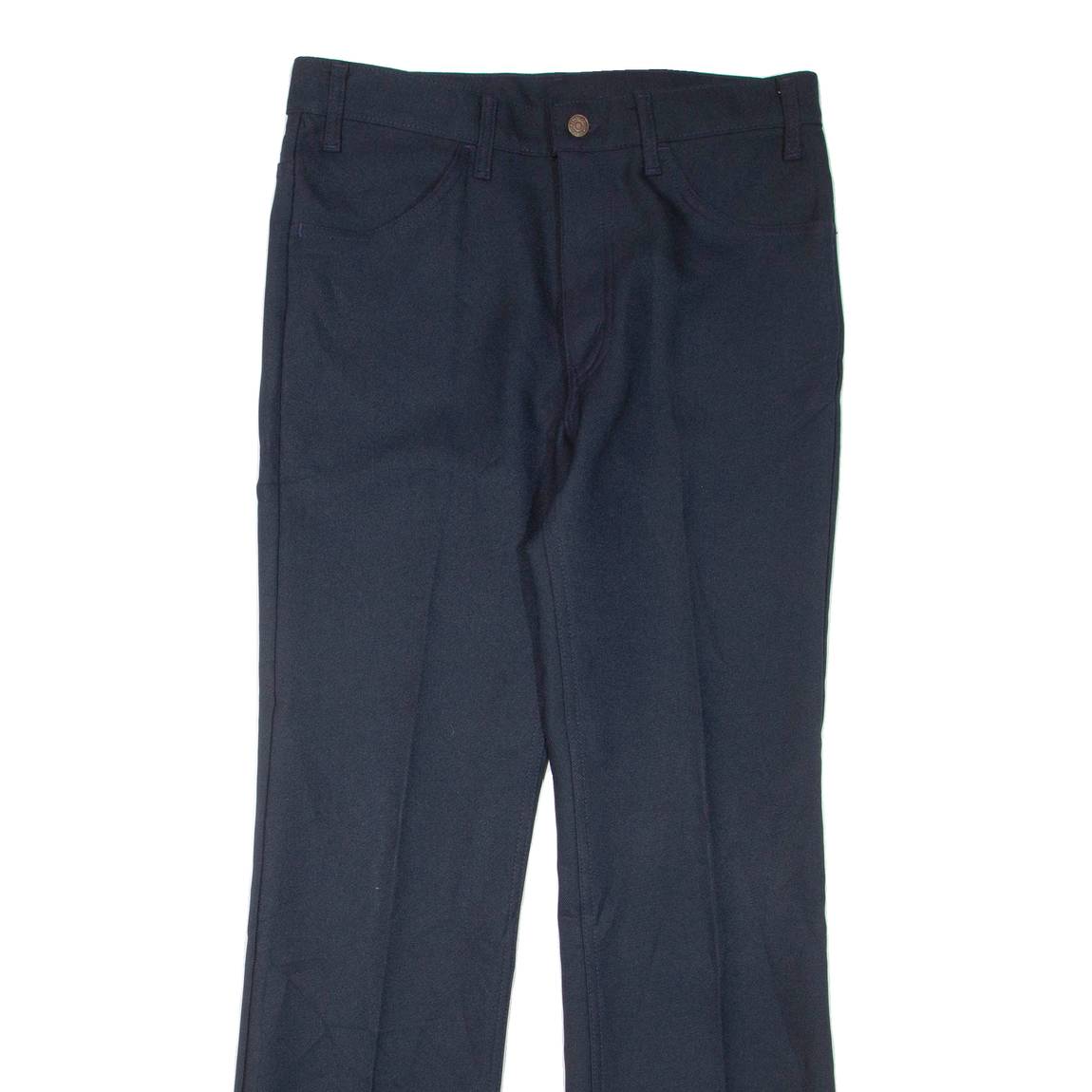 LEVI'S Womens Trousers Blue Regular Bootcut W34 L32