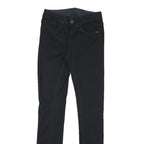 G-STAR Womens Black Slim Skinny Denim Light W25 L23 Zip Cotton Blend Jeans