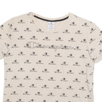 CHAMPION Cropped Womens T-Shirt Beige L