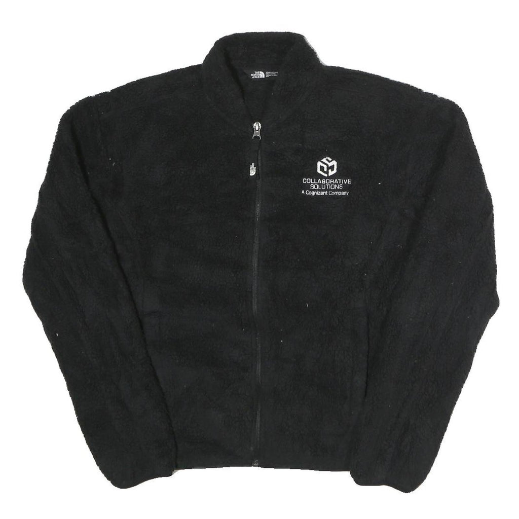 COLUMBIA Womens Black Polyester Fleece Zip Jacket M Outdoor Casual Warm Comfort