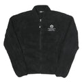 COLUMBIA Womens Black Polyester Fleece Zip Jacket M Outdoor Casual Warm Comfort