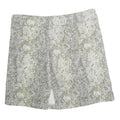 Womens Grey & Beige Snake Print Mini Cotton Blend Skirt Size S Stylish Summer