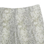 Womens Grey & Beige Snake Print Mini Cotton Blend Skirt Size S Stylish Summer