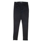 LEVI'S 721 HIgh Rise BIG E Womens Jeans Black Slim Skinny W27 L30