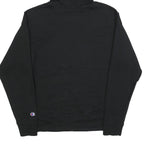 CHAMPION Mens Black Hoodie M Cotton Blend Pullover Casual Sportswear