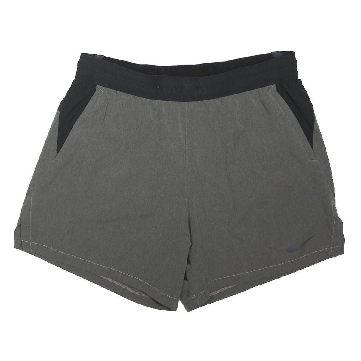 NIKE Mens Shorts Black & Grey Sports Casual L W32 Quick Dry Lightweight
